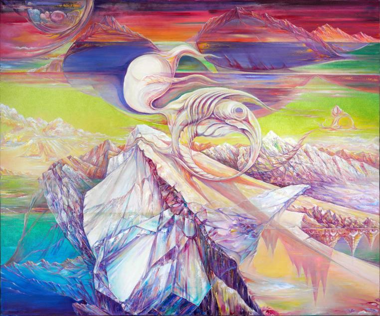 Snail of time at the peak of silence