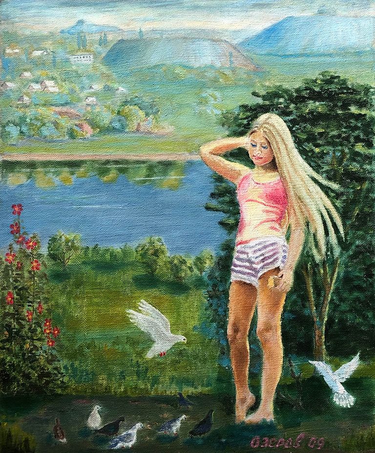 The Girl and the Doves