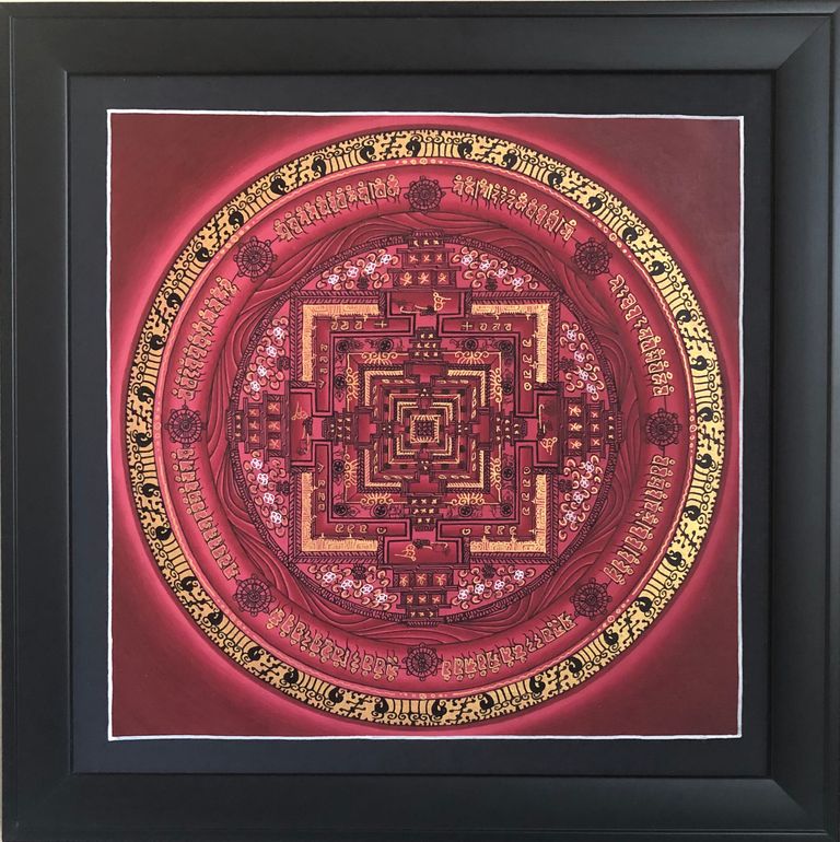 Red Gold Mandala