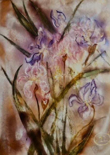 Dancing iris