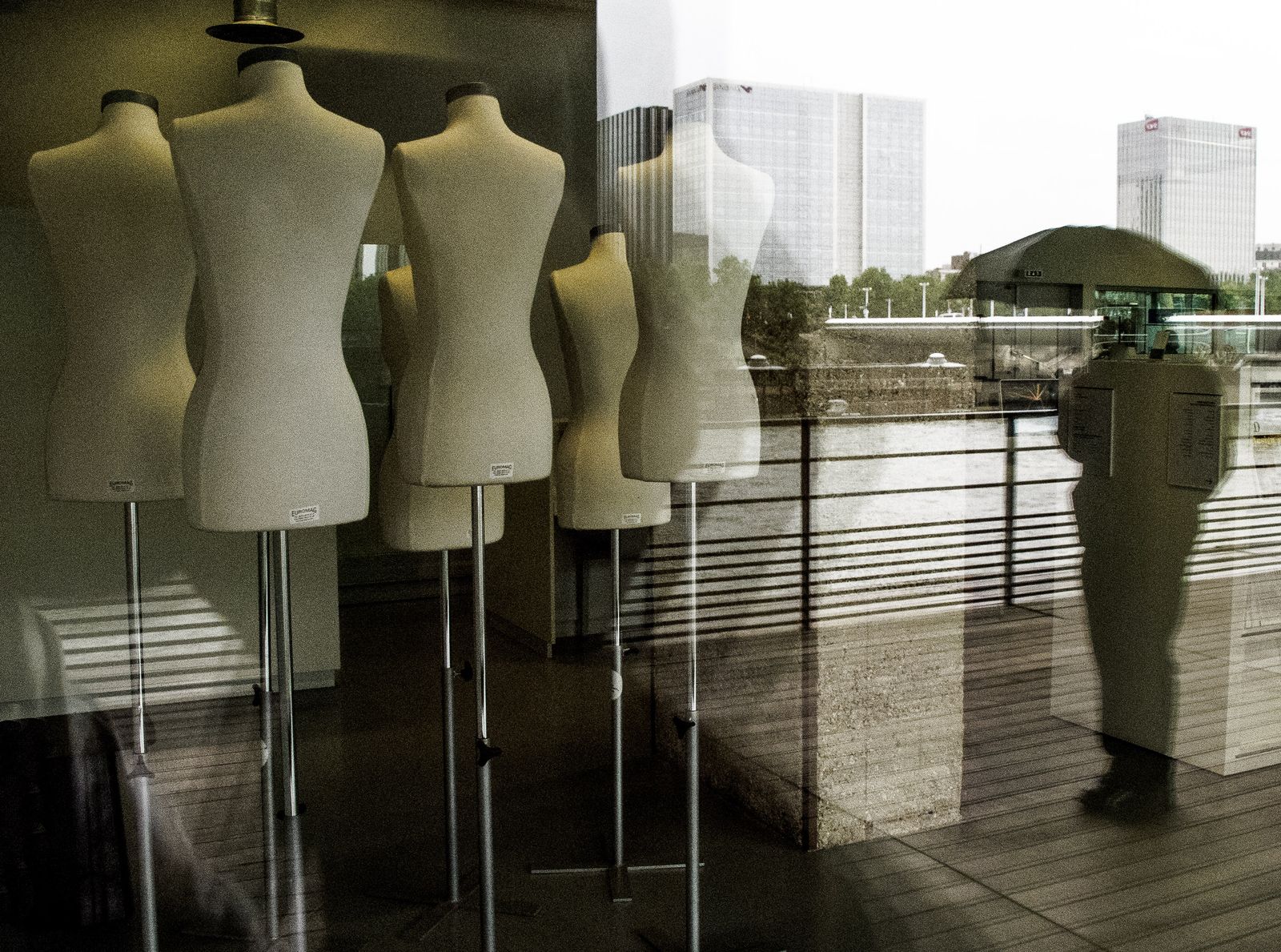 Watching Mannequins On The Seine