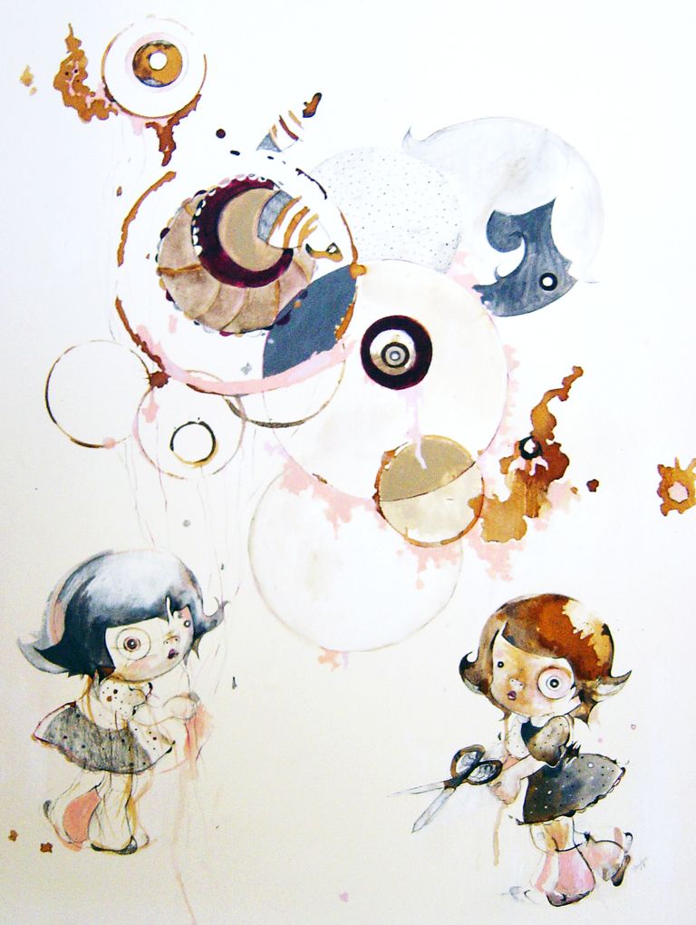 With Scissors: Untitled