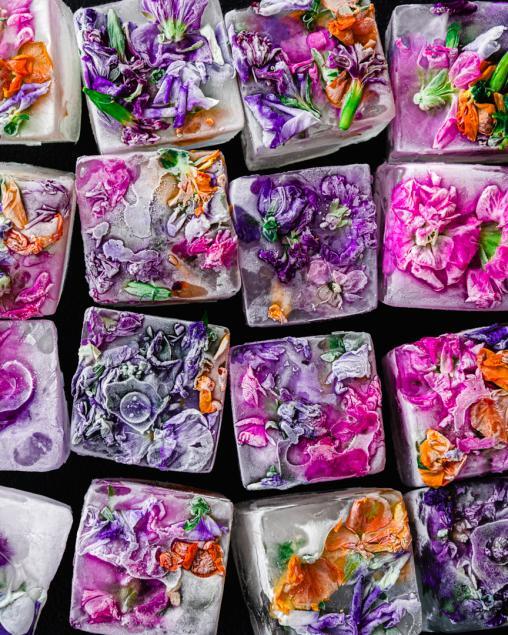 Flower ice