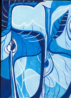 A Smaller Slice of Art: Blue Apples