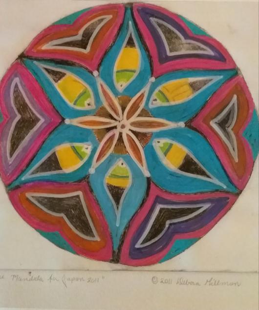 Mandala of hope happiness