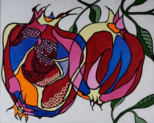 Pomegranates Inside & Out