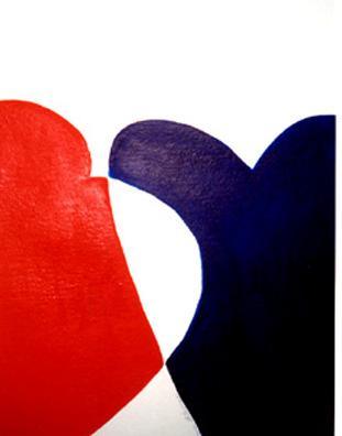 Red white blue hearts