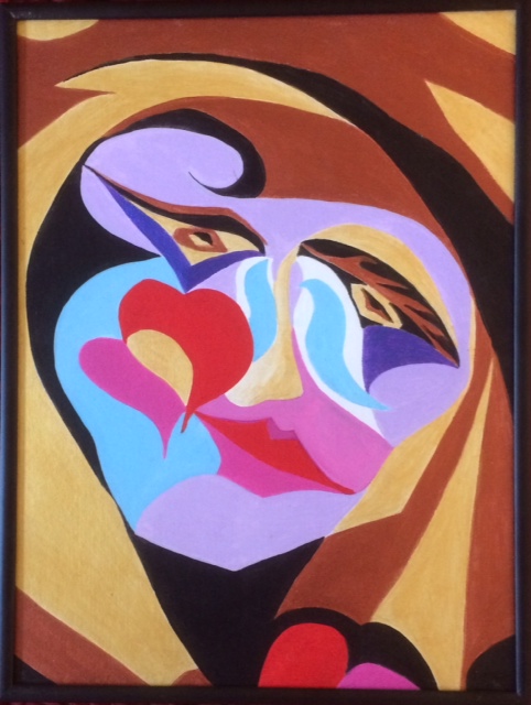 Woman with Dove Tears