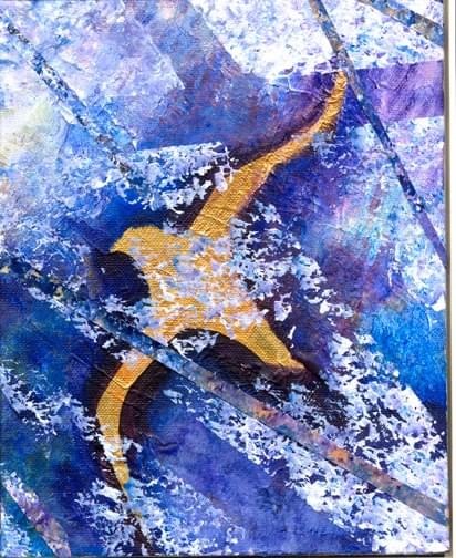 Peace Dove in Flight