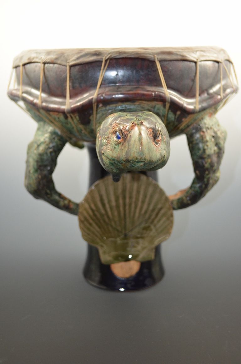Medicinal Turtle Dumbek Drum