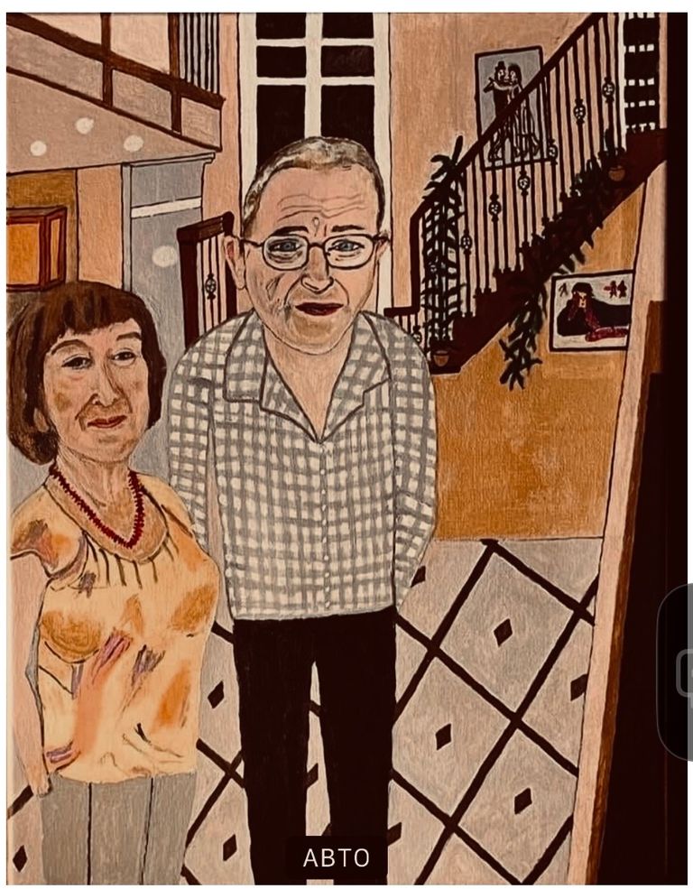 Family Portrait of Brothers Boris & Klara Klebanov, #36