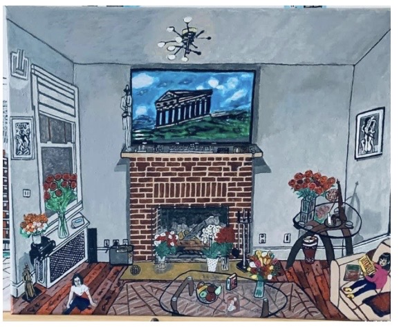 «Malkin's House with Granddaughters”, #25