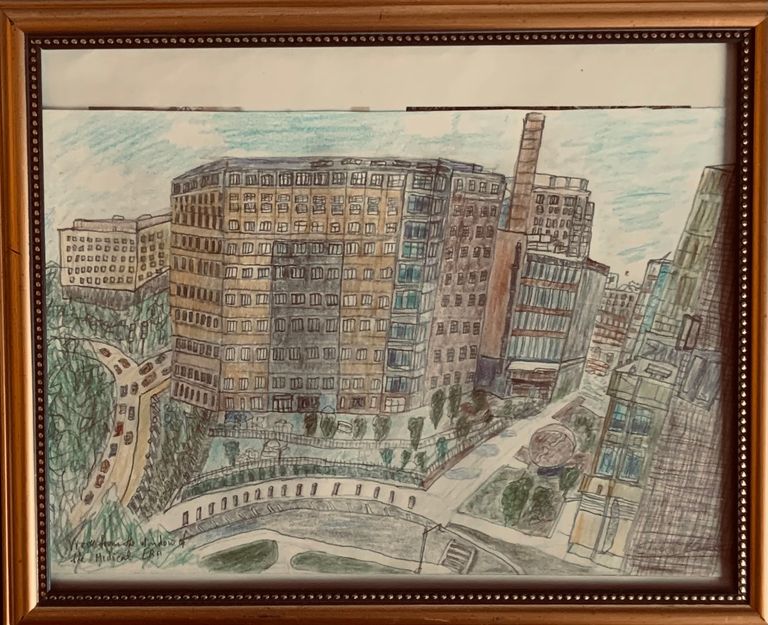“View from My Window, Medical Area” #2