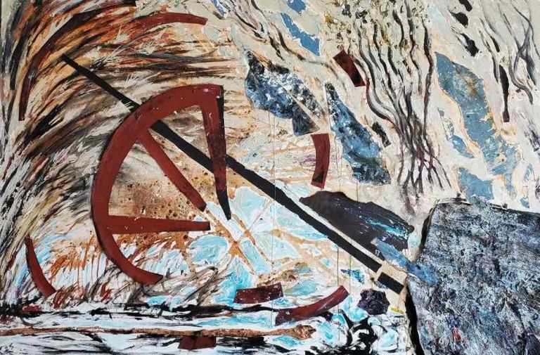 Brocken wheel