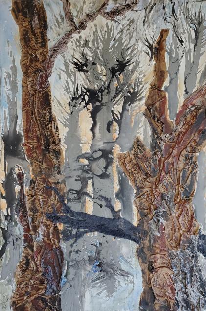 Trees panel from triptych