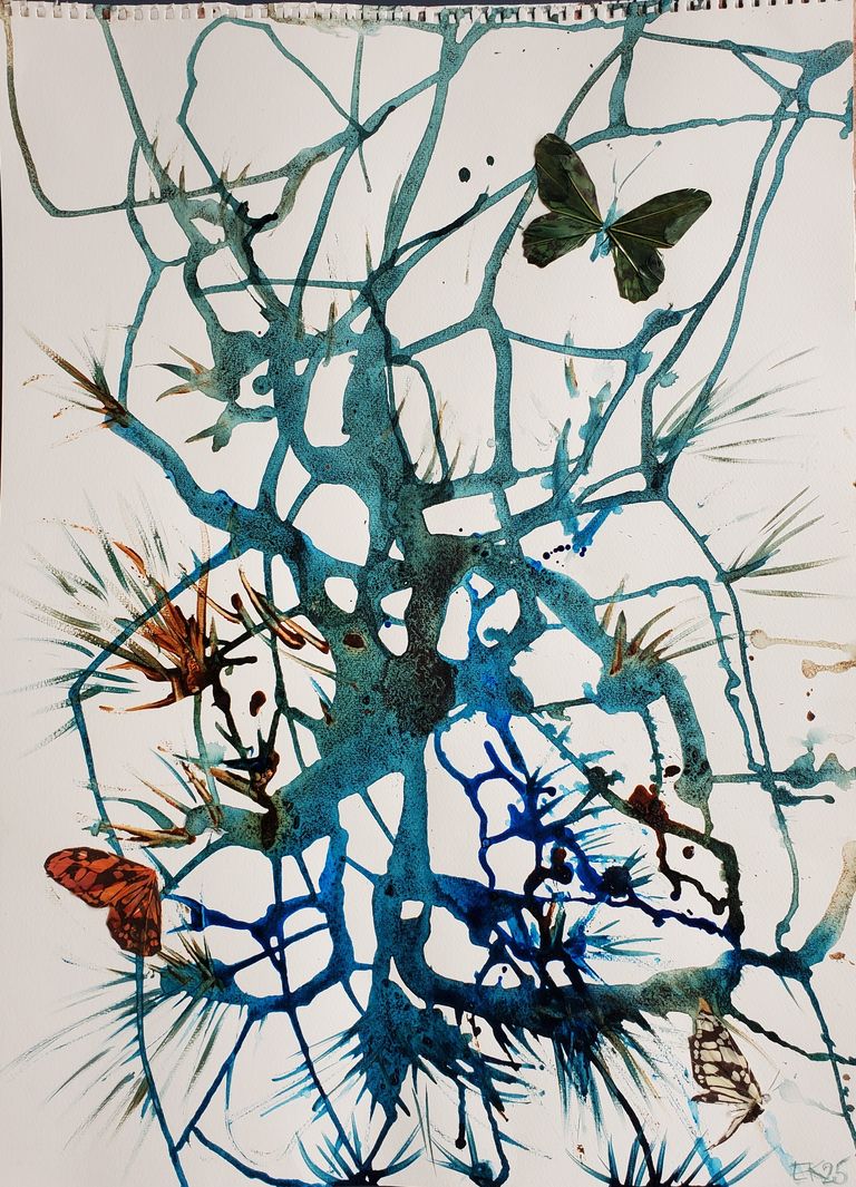 A Silvane Dance with Buterflies