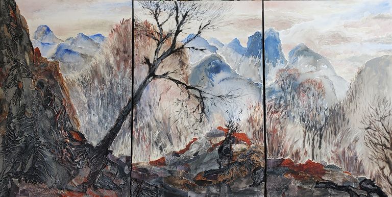 Mountains -Triptich