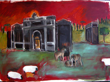 Sheep in the Piazza