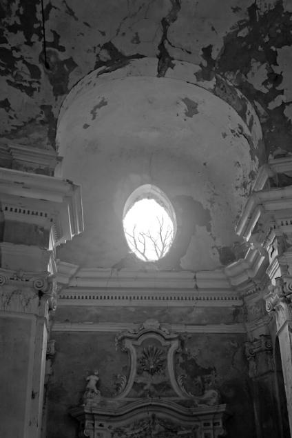 Church Ruinsin Pigna Italy