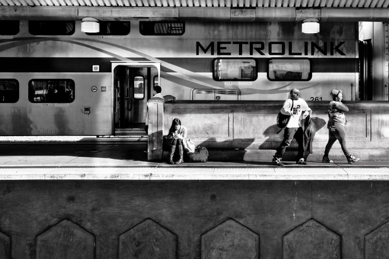 Strangers in a strange city, Union Station, Los Angeles