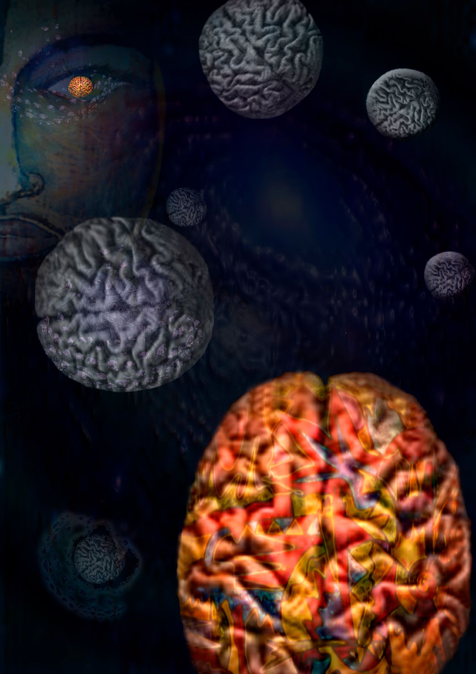 Auction Piece#33 Min Bid: 600 USD: brainworld