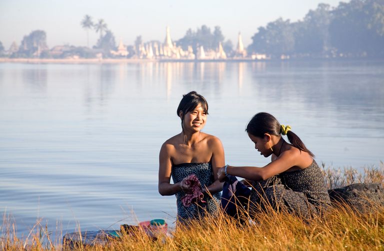 Burmese Bathers