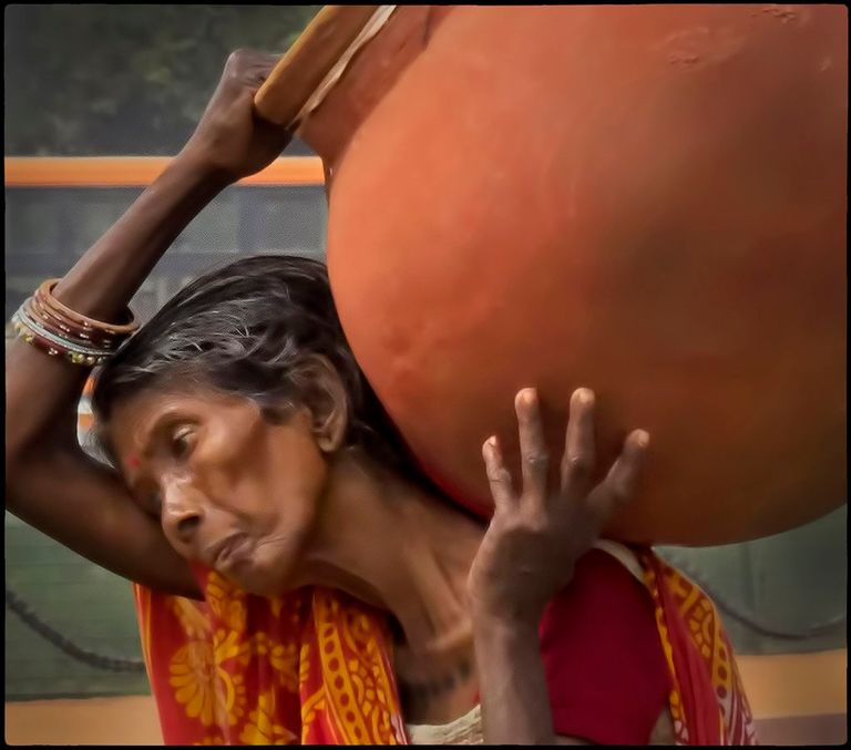 Woman with Pot