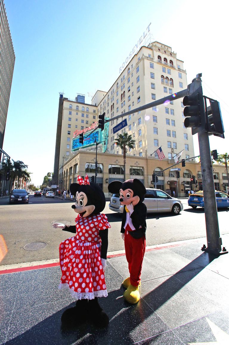 Mickey and Minnie Mouse at the Roosevelt