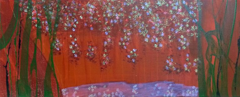 Summer Time 12x30 Acrylic on Canvas
