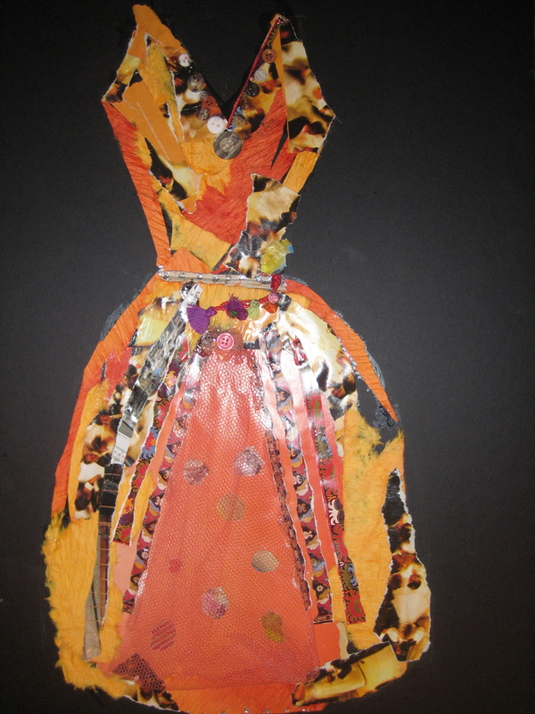 Orange dress