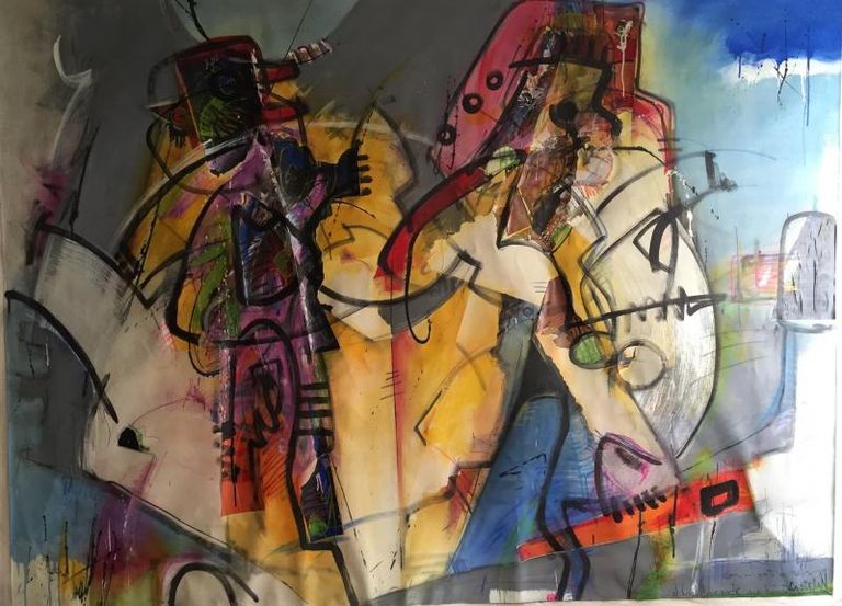 Idiosincracia Acrilicosobrecanvas70x96inch