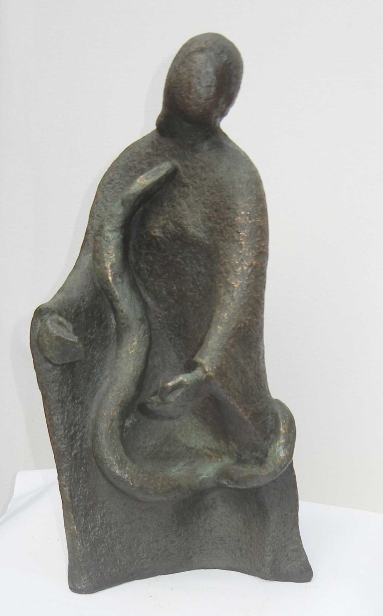 Female Figure with Snake