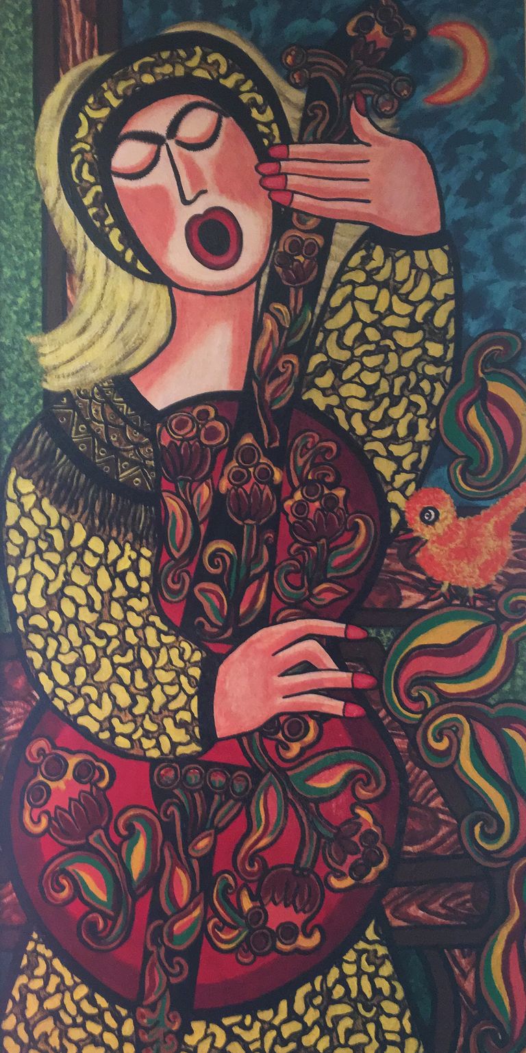 Woman with the Guitar