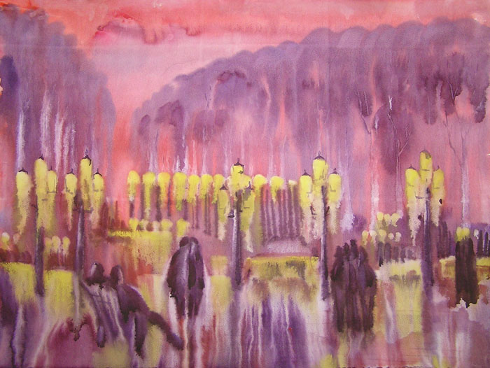 Pink evening