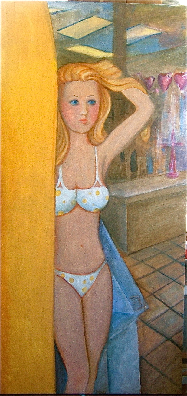 Mannequin Girl at USC village 1 dollar store