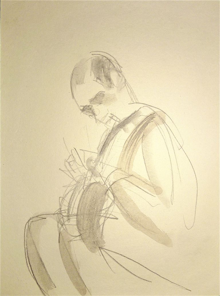 Banjo player