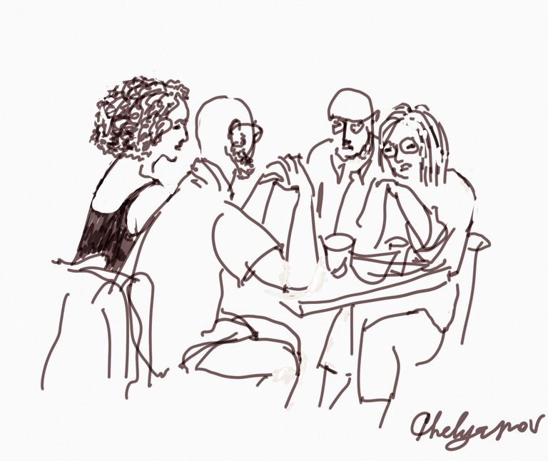 Cafe in Santa Monica