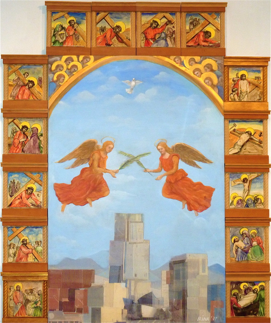 Station of the cross around Blessing LA