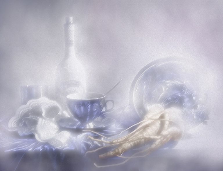Still life with white light