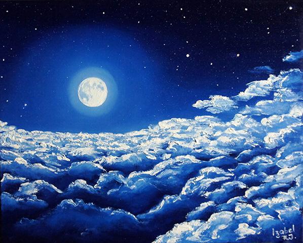 Flight to the blue moon
