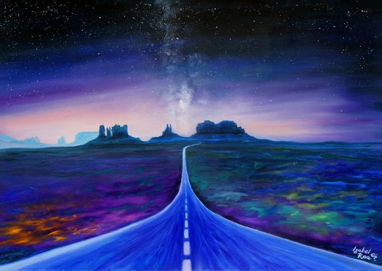 Road to monument valley