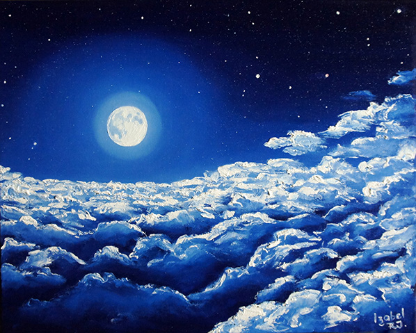 Flight to the Blue Moon