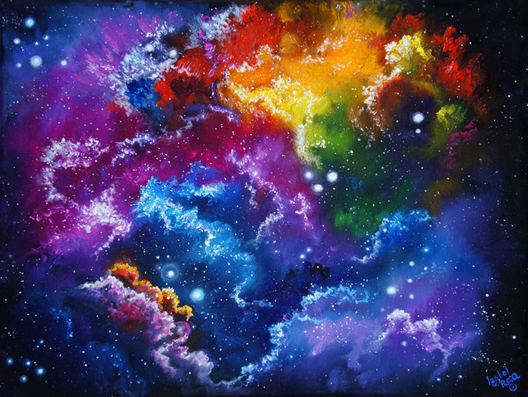 Quasars of Light in a Shimmering and Shining Void