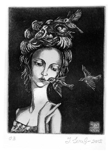 Kisswiththe Buatint45x6in