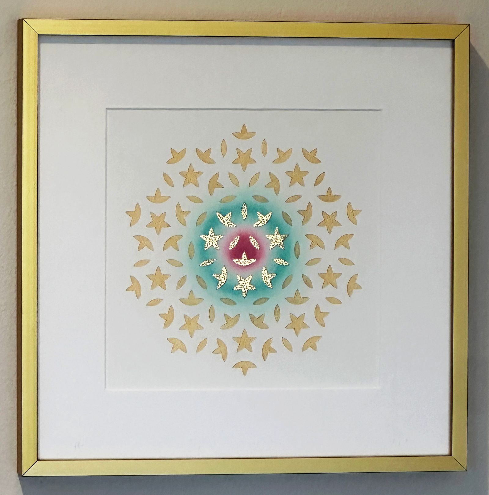 Gilded Penrose Cartwheel
