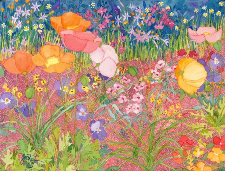 Poppiesin Garden
