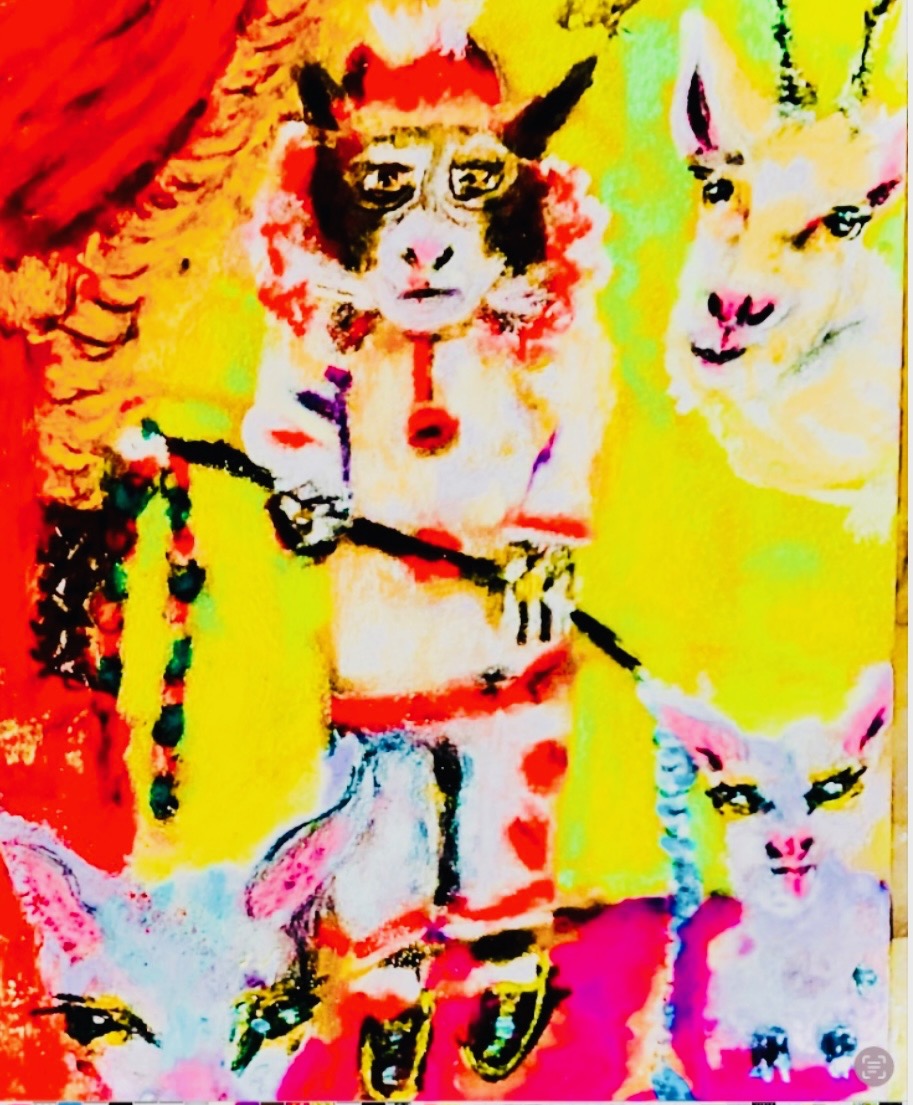 Goats and Monkey