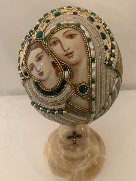 Baby jesus and st mary