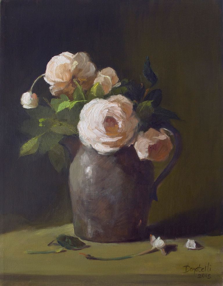 Three White Roses