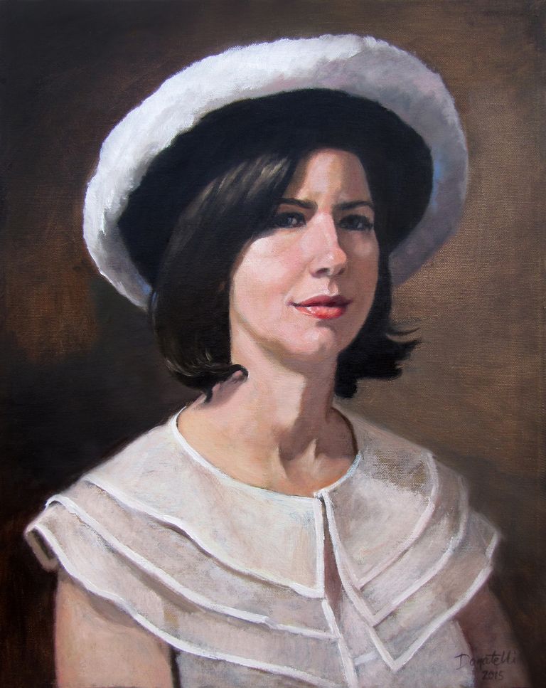 Tonya Wearing Her Mother's Hat